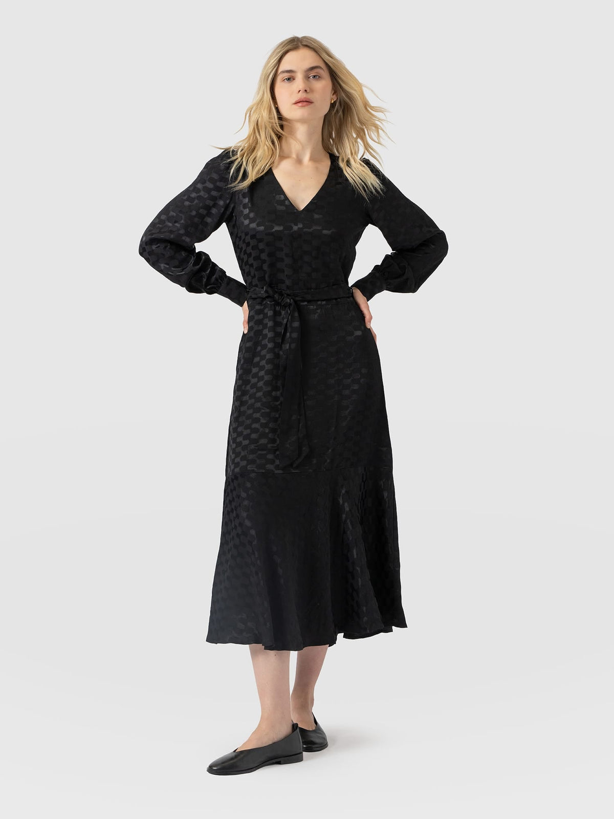 Allegra V Neck Dress