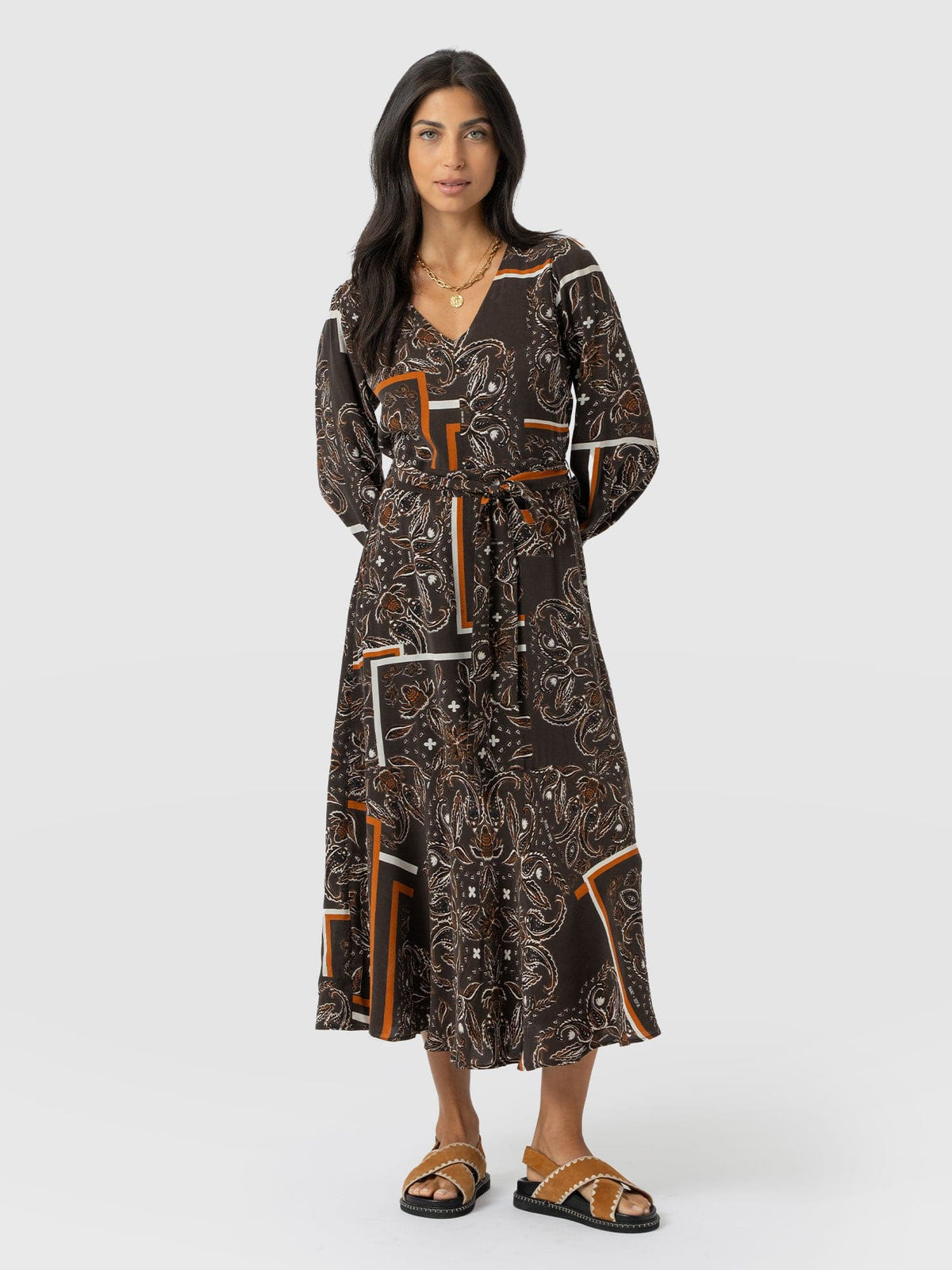 Allegra V Neck Dress