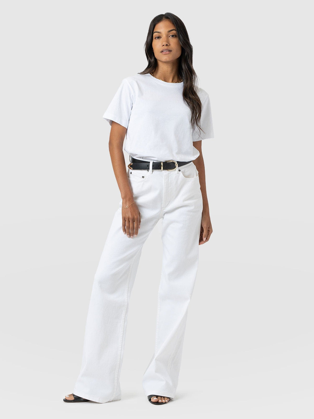 Adjustable Wide Leg Jean