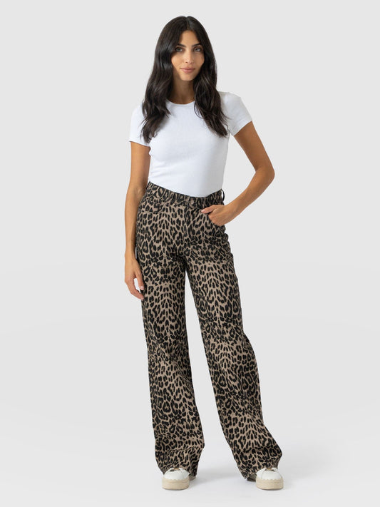 Adjustable Wide Leg Jean