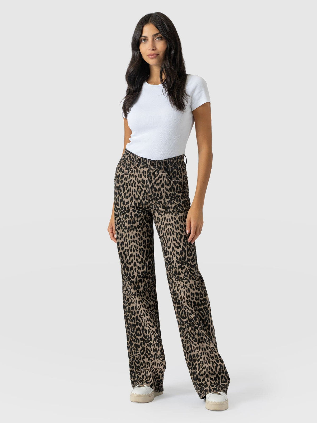 Adjustable Wide Leg Jean