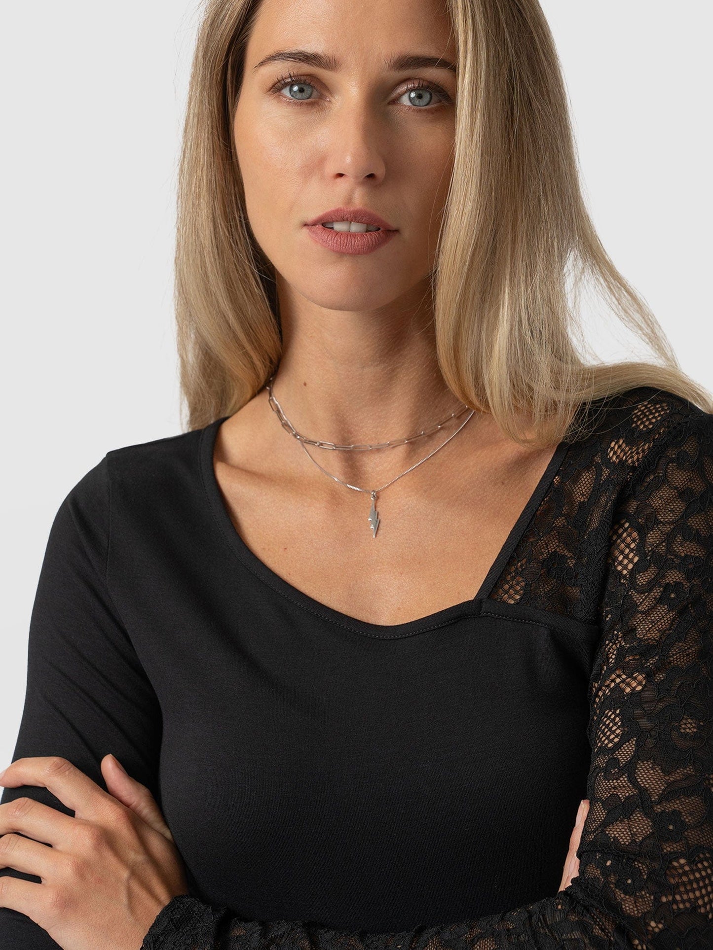 Aimee Cut Out Long Sleeve Tee