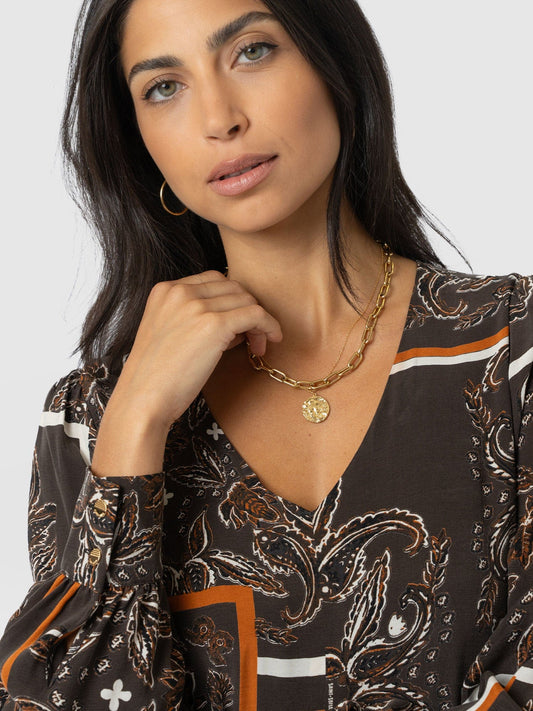 Allegra V Neck Dress