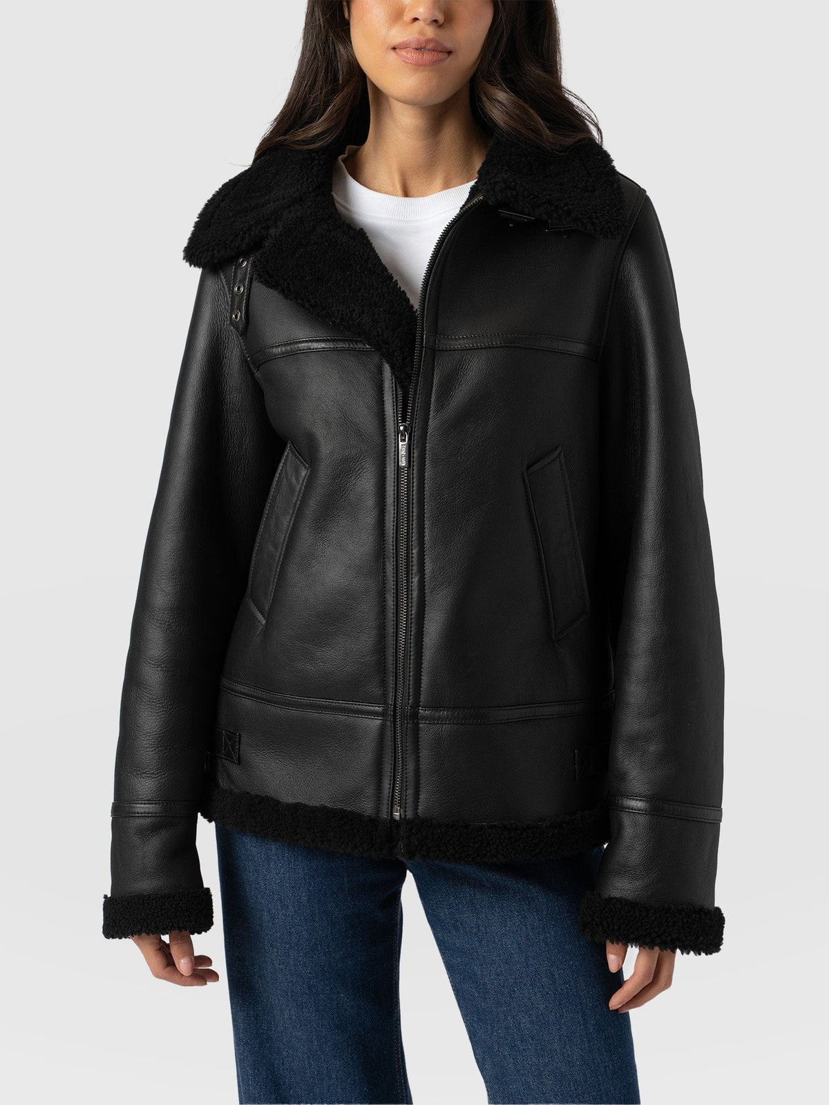 Amelia Aviator Jacket