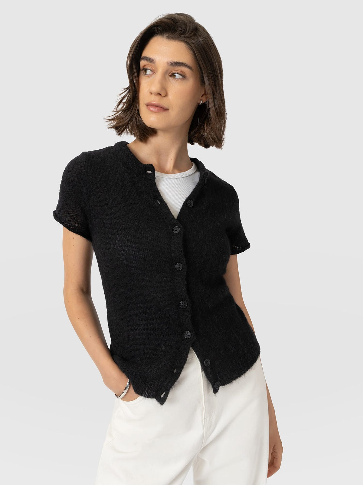 Ariella Short Sleeve Cardigan