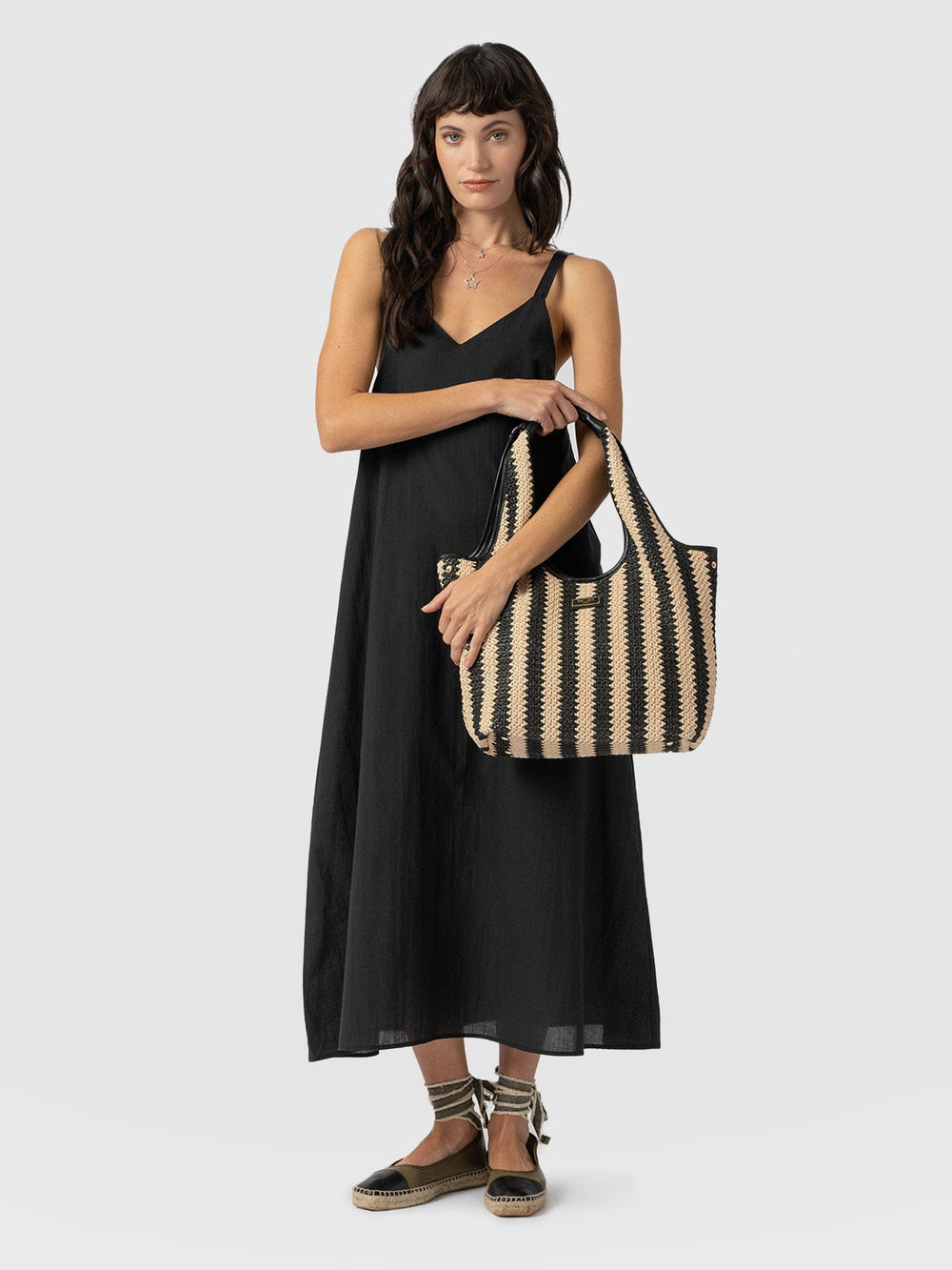 Candice A-Line Dress A beautiful V-neckline dress in lightweight voile