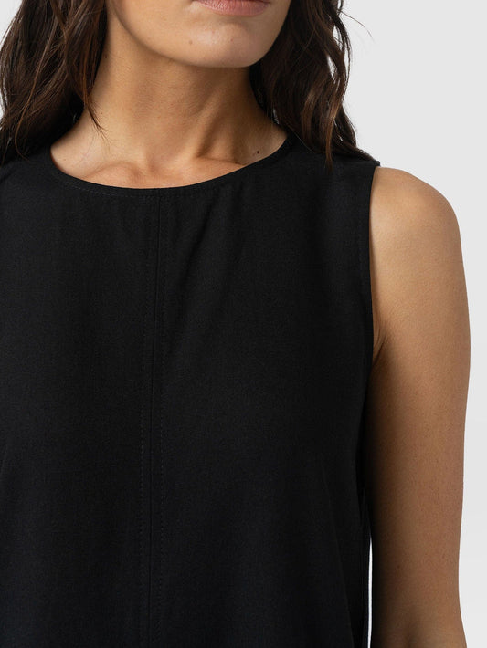 Corinne Linen Shift Dress