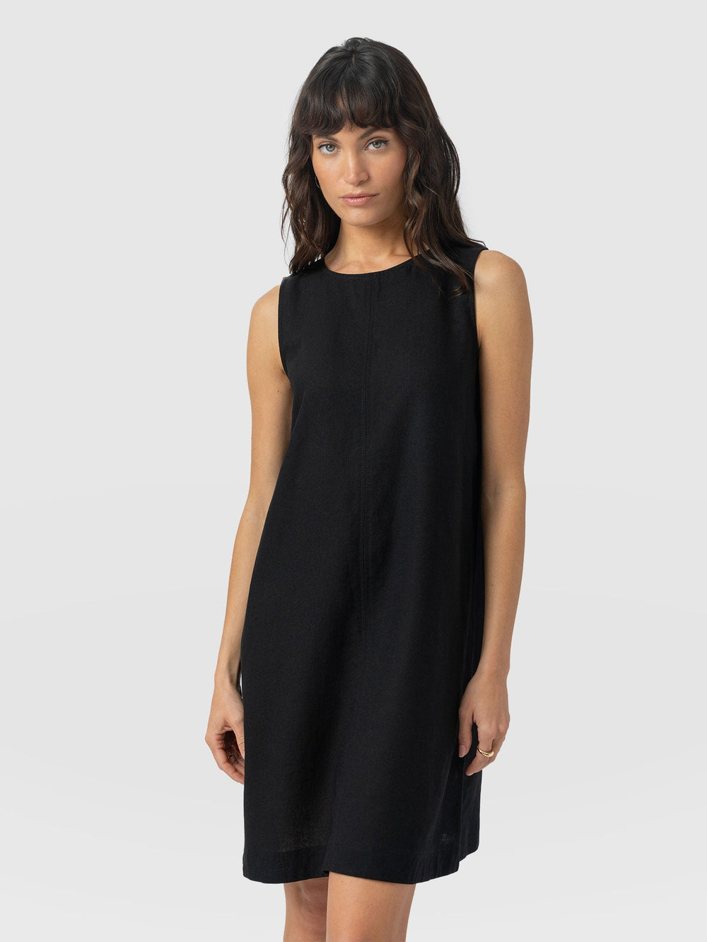 Corinne Linen Shift Dress