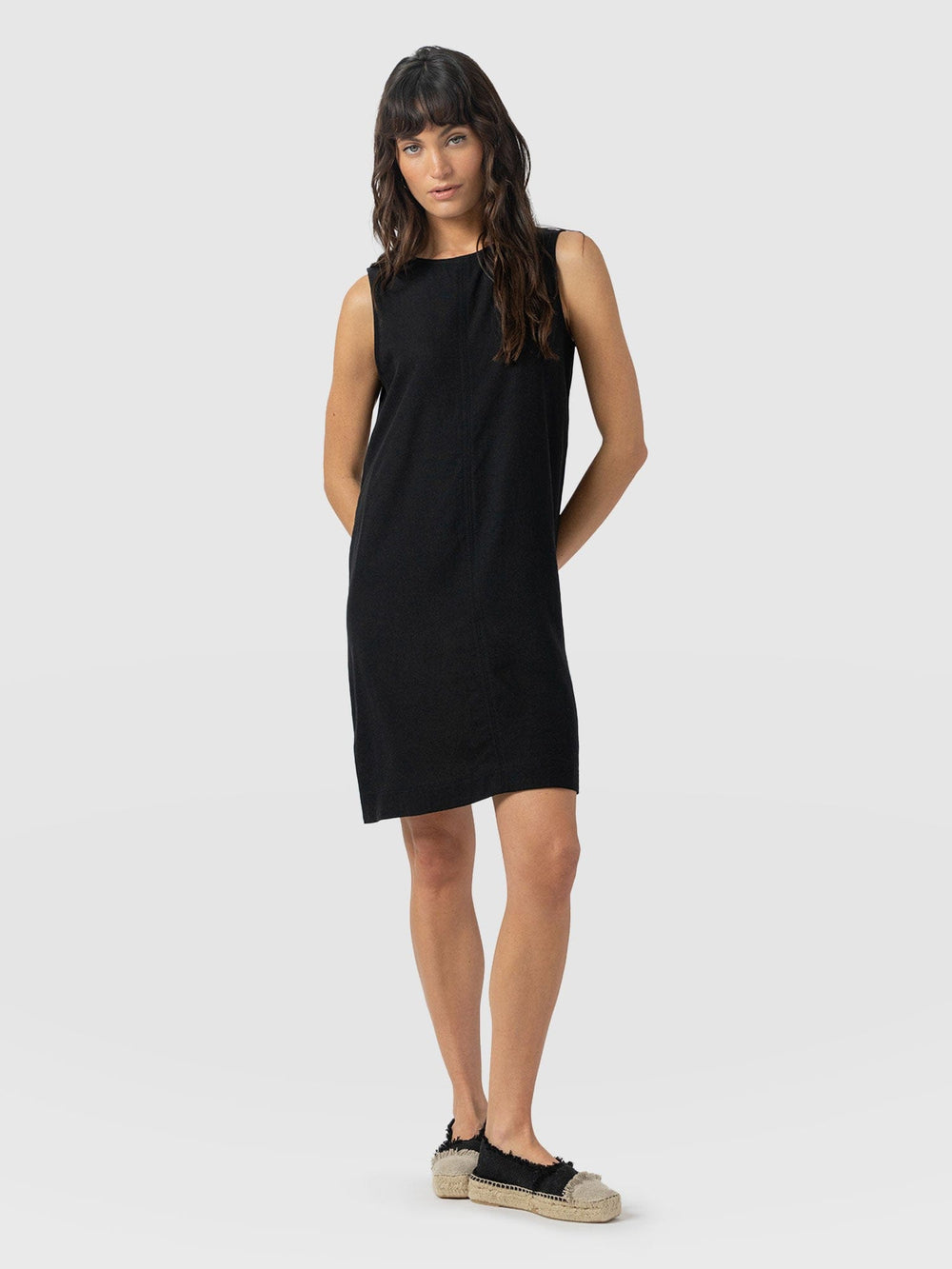 Corinne Linen Shift Dress