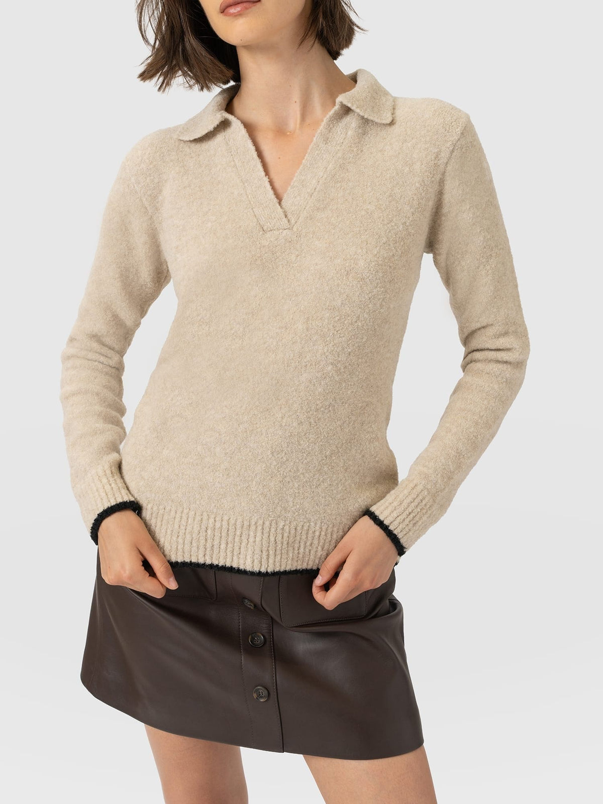 Delphi Polo Knit