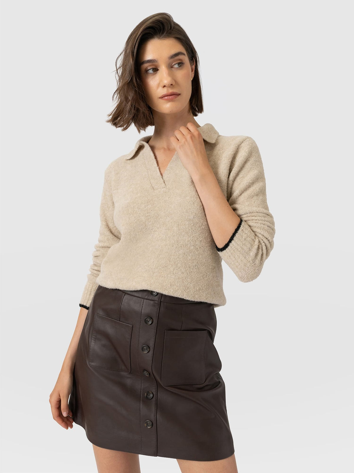 Delphi Polo Knit