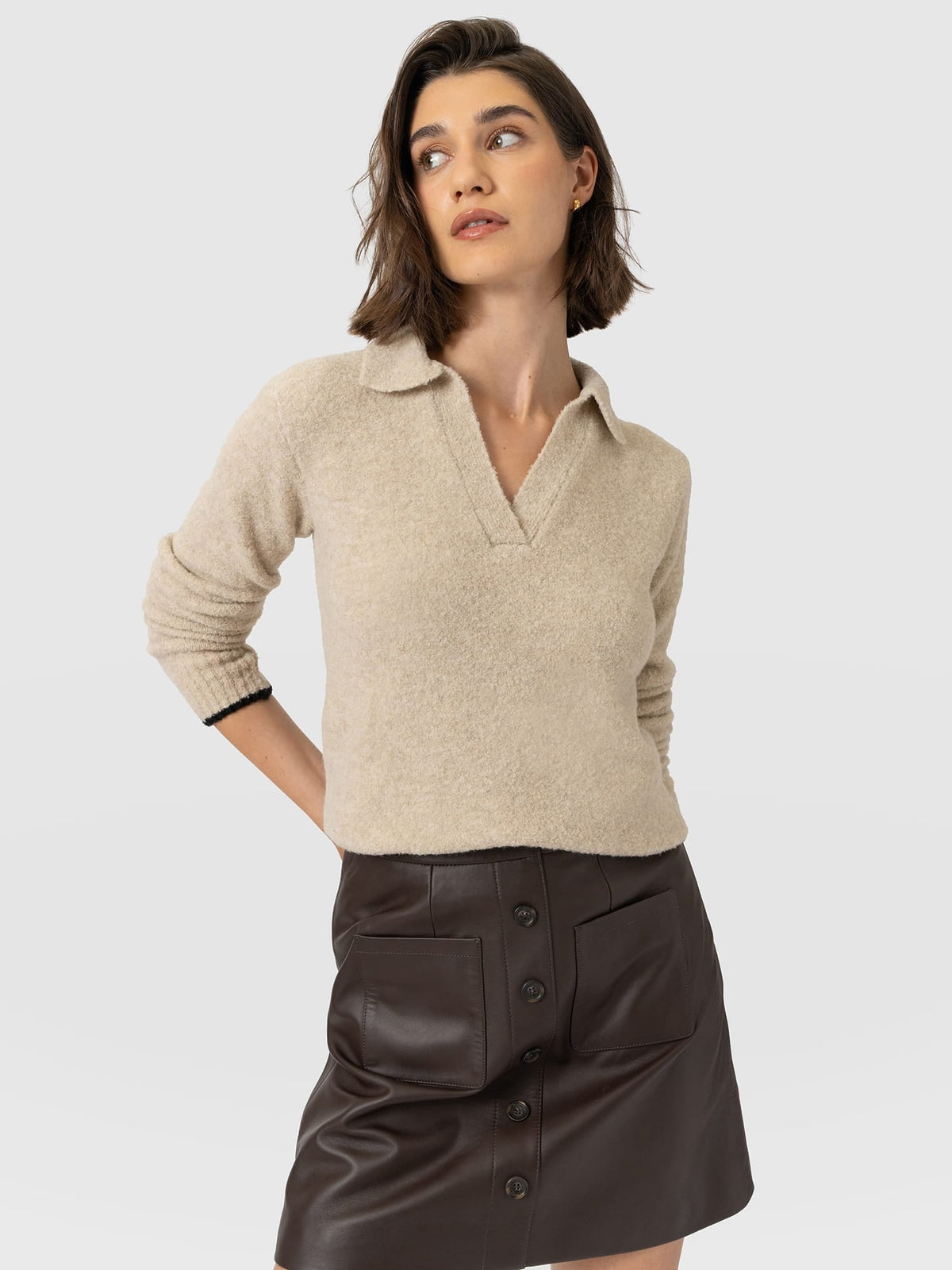 Delphi Polo Knit