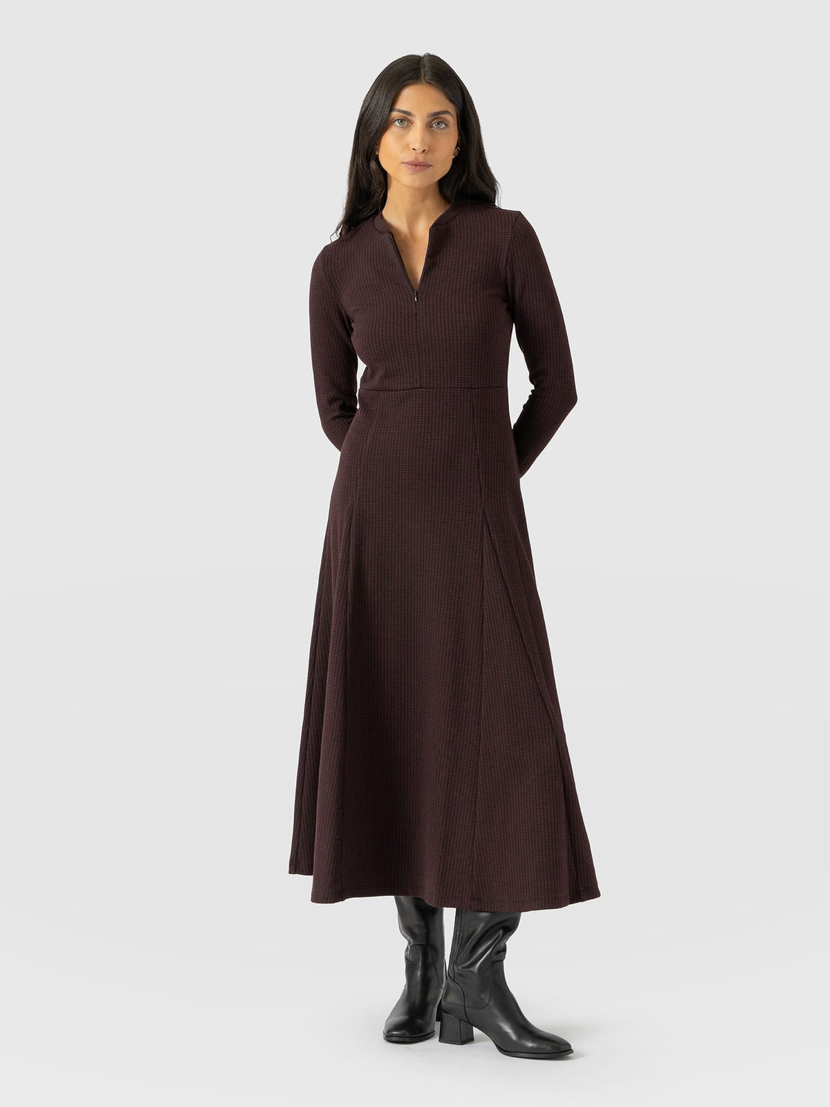 Macie Zip Up Dress