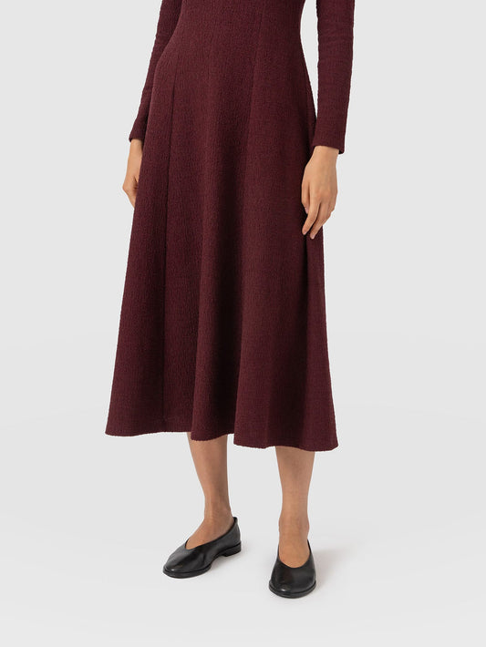 Orla Midi Dress A long-sleeved midi with an adjustable neckline