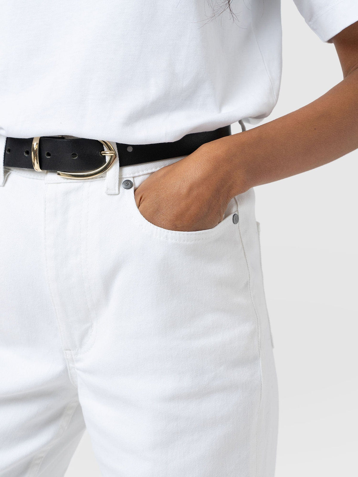 Adjustable Wide Leg Jean